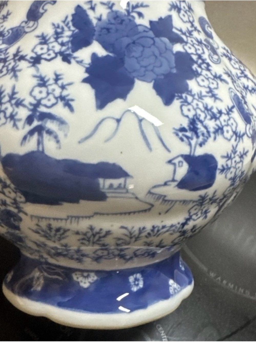 Vintage Blue Willow Pattern Fine Porcelain Pitcher - Picture 2 of 6